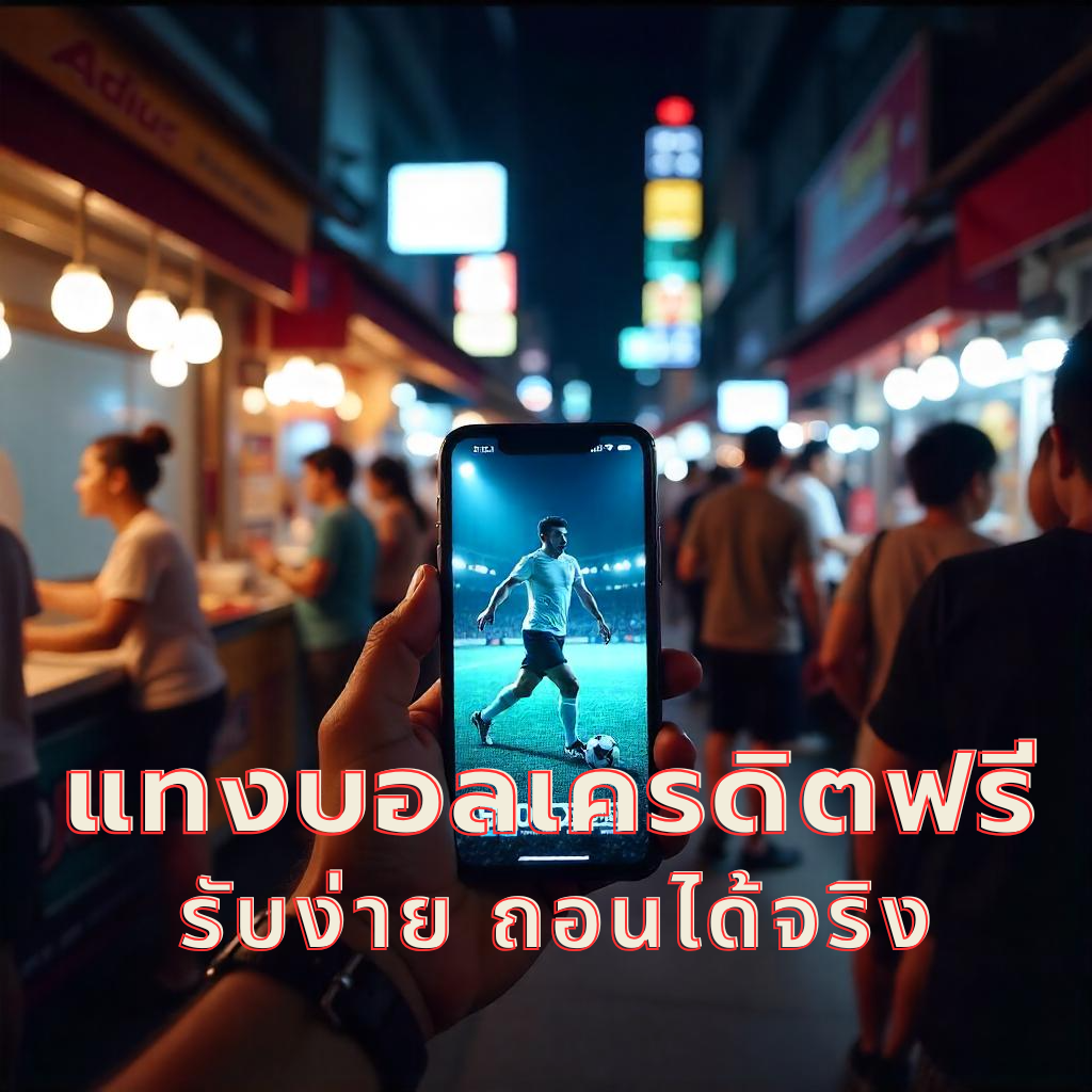 แทงบอลเครดิตฟรี รับง่าย ถอนได้จริง