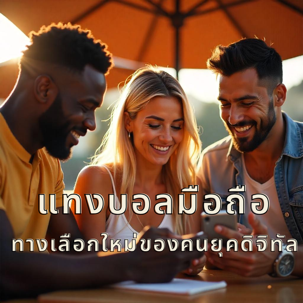 แทงบอลมือถือ ทางเลือกใหม่ของคนยุคดิจิทัล