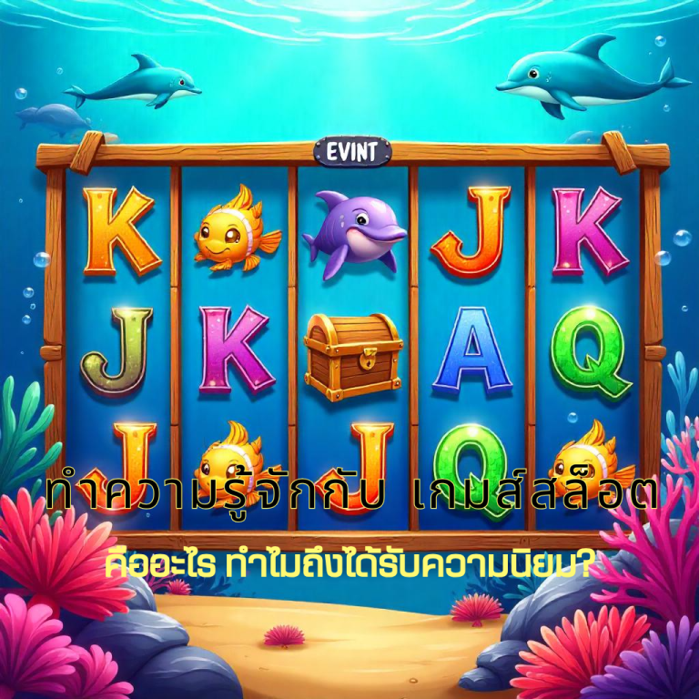 ทำความรู้จักกับ เกมส์สล็อต คืออะไร ทำไมถึงได้รับความนิยม?