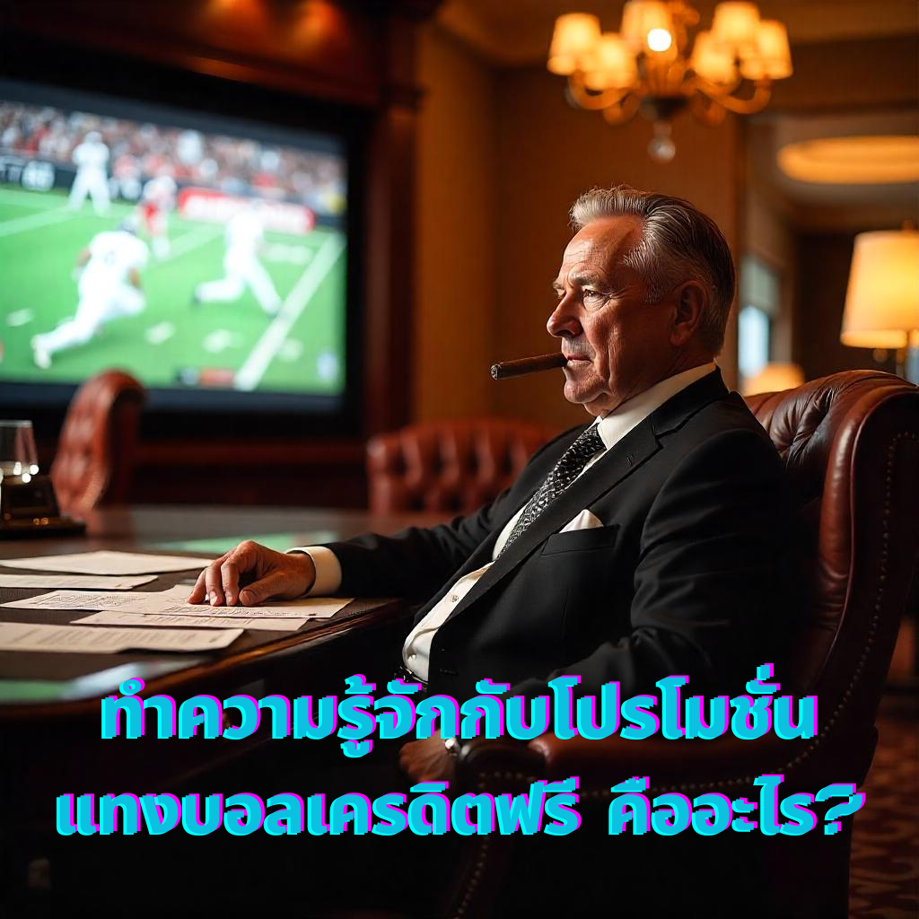 ทำความรู้จักกับโปรโมชั่น แทงบอลเครดิตฟรี คืออะไร?