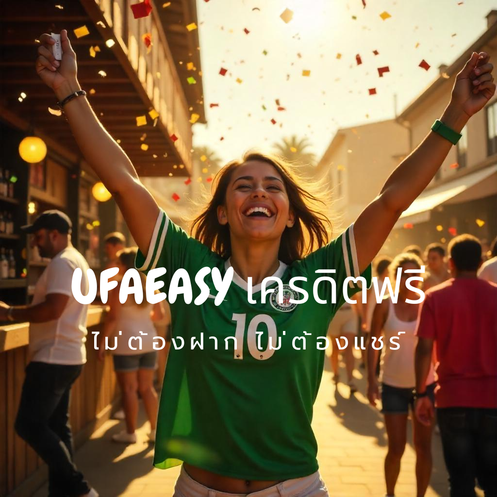 UFAEASY เครดิตฟรี ไม่ต้องฝาก ไม่ต้องแชร์